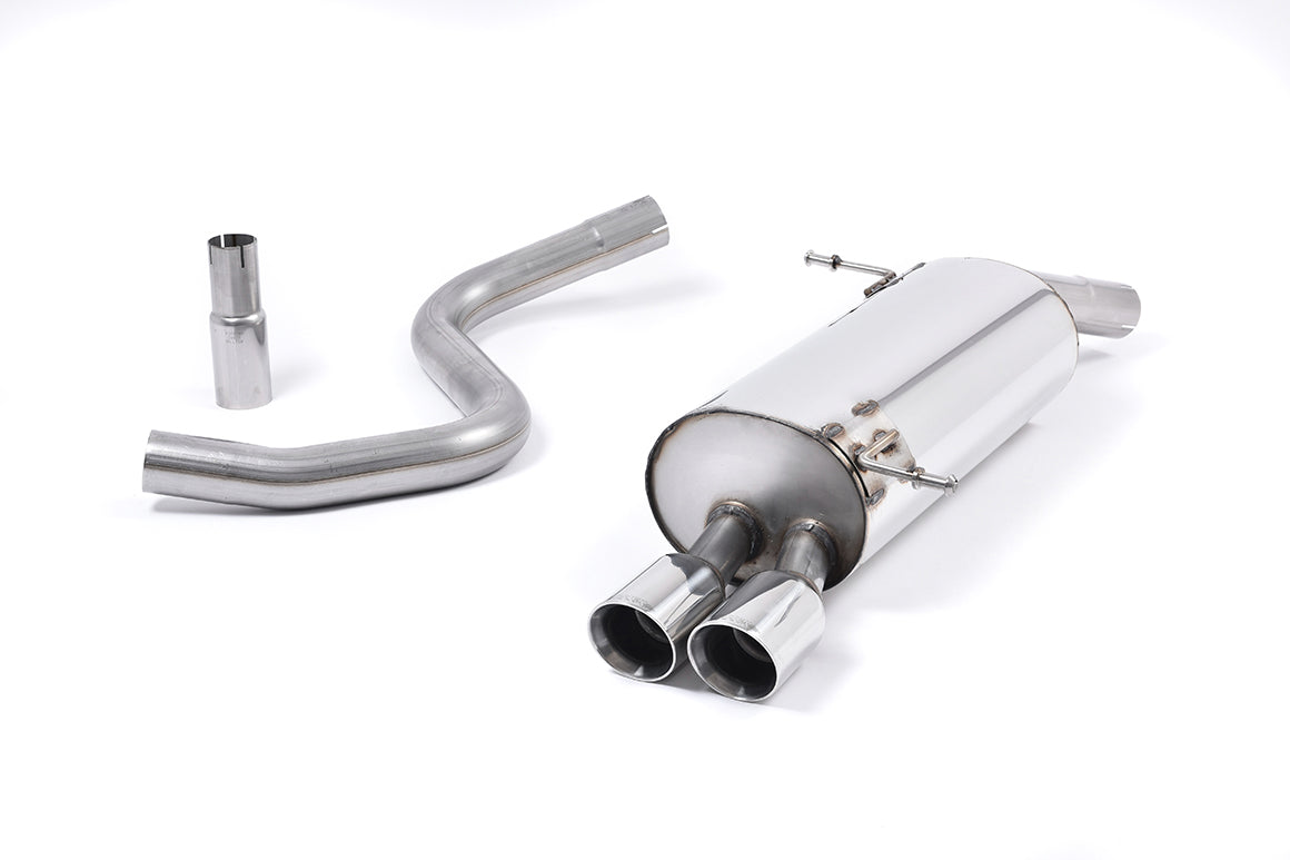 Ford Fiesta MK7 Duratec & Zetec-S - Front Pipe-Back System with Twin 80mm GT80 Trims (For OE Downpipe and Cat)