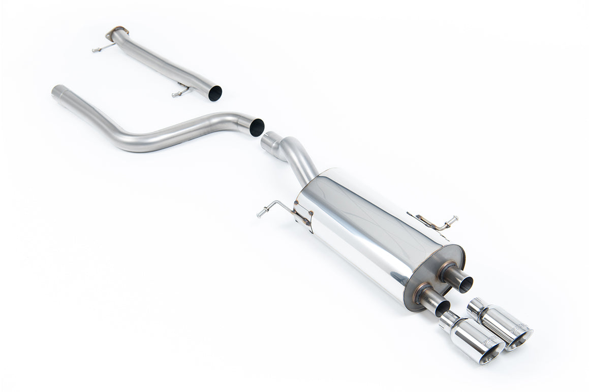 Ford Fiesta MK7/7.5 ST 1.6 - Non-Resonated (Louder) Cat-Back Exhaust System with Polished Tips