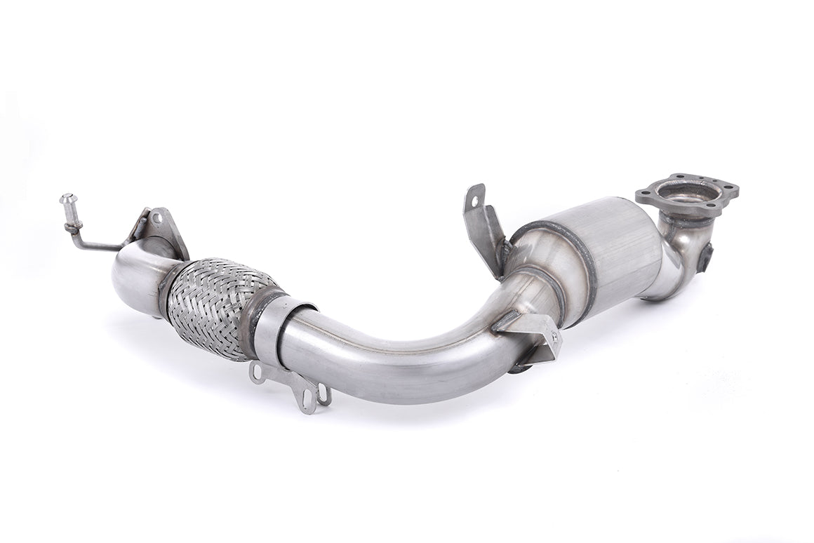 Milltek Exhaust Ford Fiesta Mk7/Mk7.5 1.0T EcoBoost (100/125/140PS) Large Bore Downpipe and Hi-Flow Sports Cat SSXFD102 - TMC Motorsport