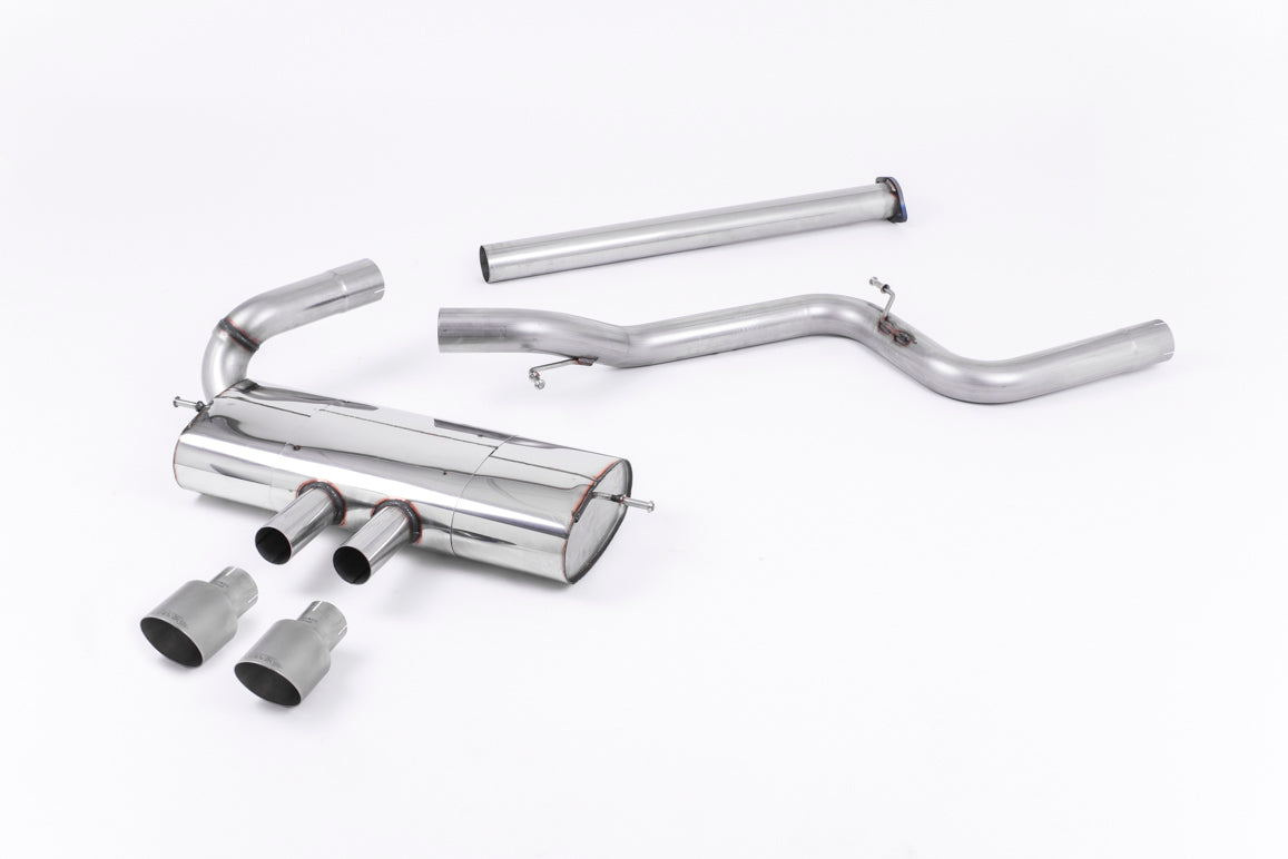 Ford Focus MK3 ST 5 door Hatchback - Non-Resonated (Louder) Cat-Back Exhaust System with Titanium Tips