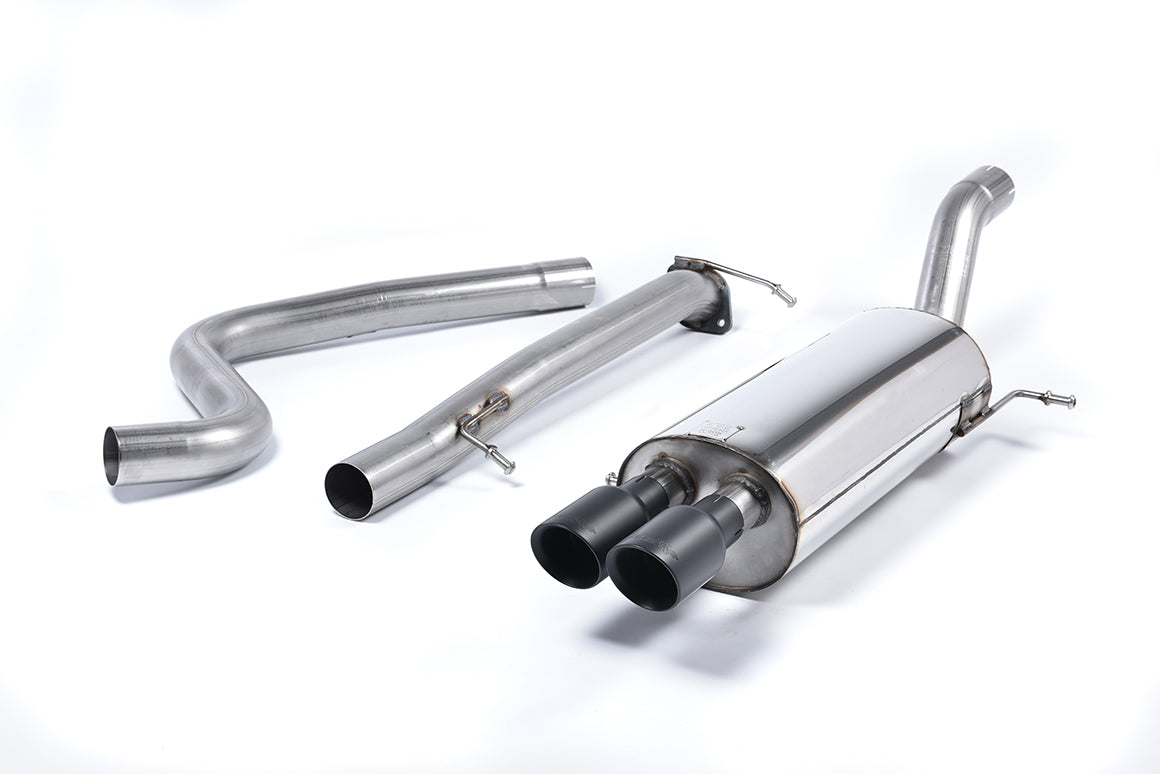Ford Fiesta MK7/7.5 ST 1.6 - Non-Resonated (Louder) Cat-Back Race Exhaust System with Cerakote Black Tips