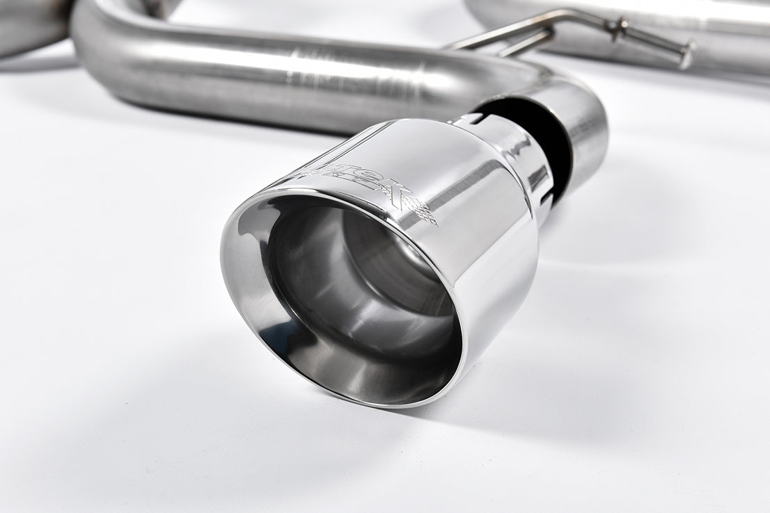 Milltek Exhaust Ford Focus MK2 ST 225 Cat back Exhaust 3€³ Race System ULTIMATE Polish Tails SSXFD135 - TMC Motorsport