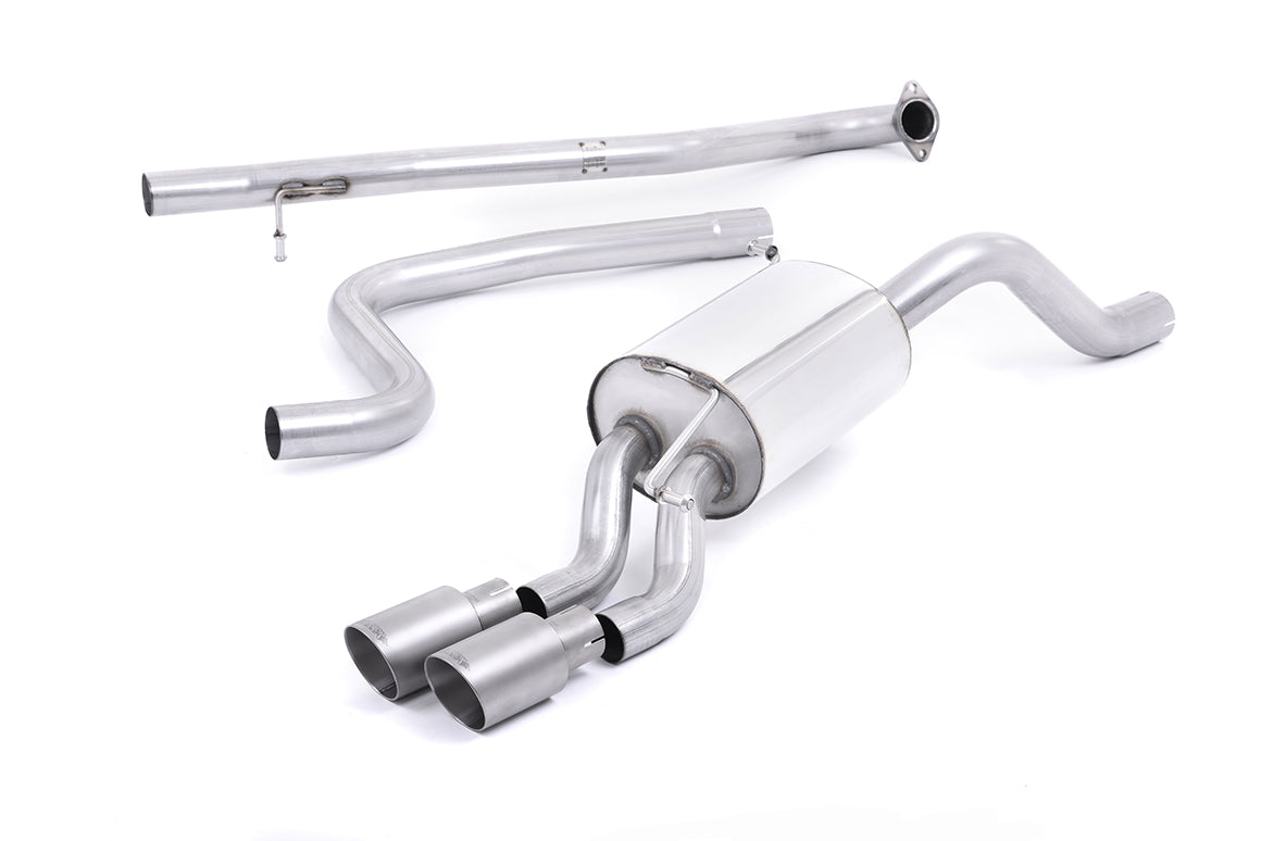 Ford Fiesta MK7/7.5 Ecoboost 1.0T - Non-Resonated (Louder) Cat-Back Exhaust System with Titanium Tips