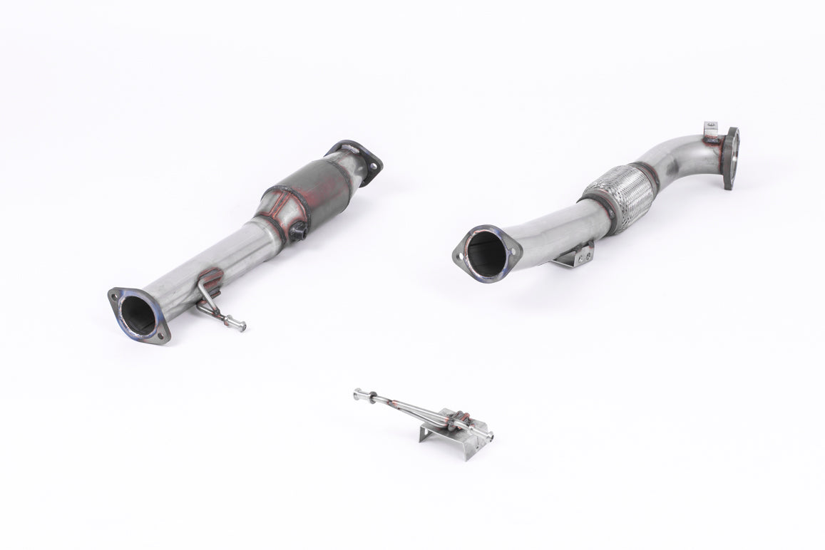 Ford Focus MK2 ST 225 - Large Bore Downpipe with Hi-Flow Sports Catalyst (For Milltek 2.75" Cat-Back)