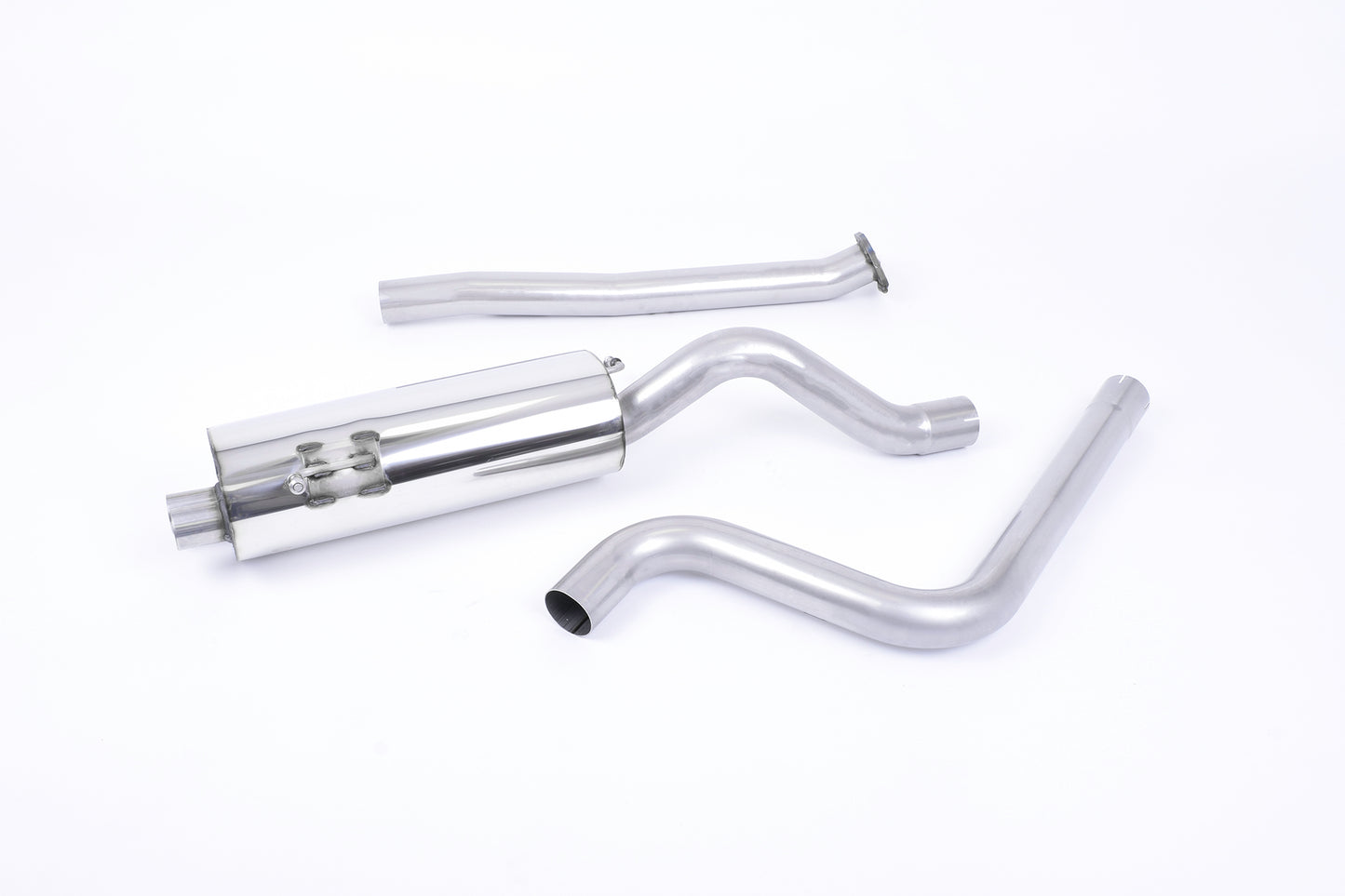Ford Fiesta MK7/7.5 ST 1.6 - Non-Resonated (Louder) Cat-Back Race Exhaust System with Burnt Titanium Tips