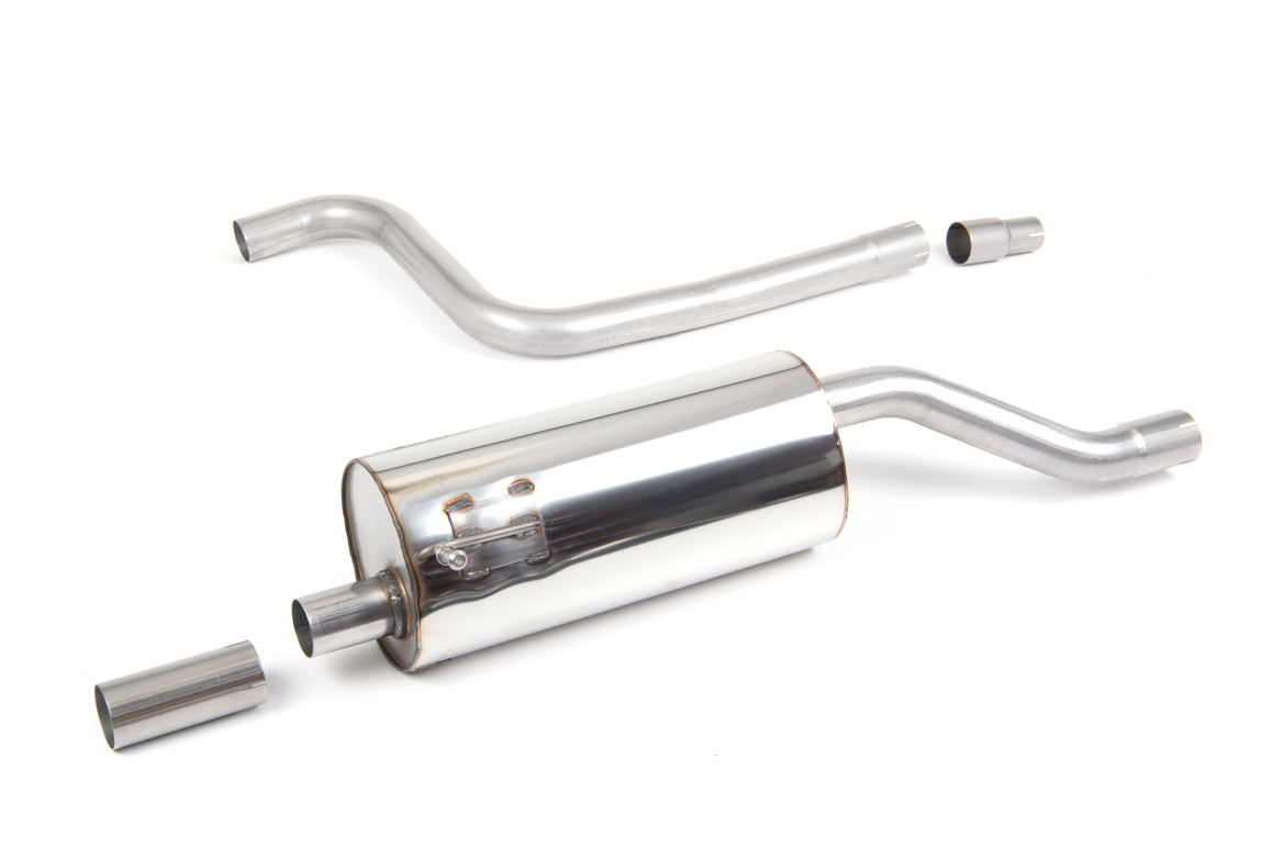 Ford Fiesta MK8 1.0T ST Line - Resonated (Quieter) GPF-Back Exhaust System with Burnt Titanium GT-90 Trim