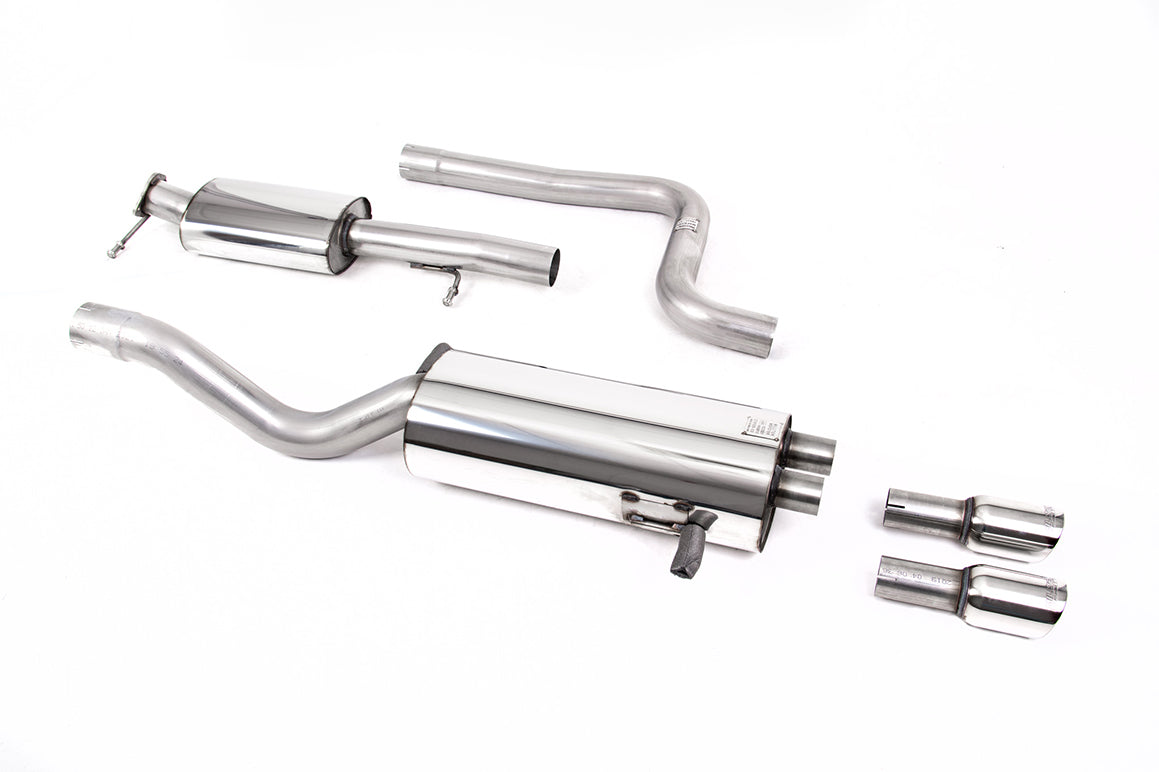 Ford Fiesta MK7 ST 1.6 - Resonated (quieter) Cat Back Exhaust System with Polished Tips