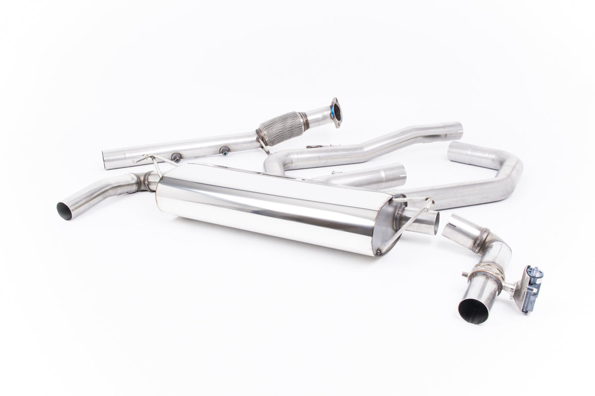 Cat-Back Exhaust System with Burnt Titanium GT-115 Trims
