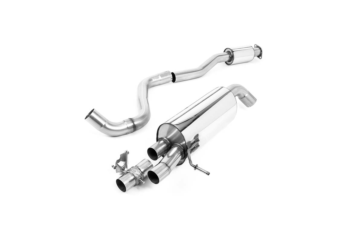 Hyundai/Kia i20 N - Resonated (Quieter) GPF/OPF Back System with GT-90 Burnt Titanium Trims