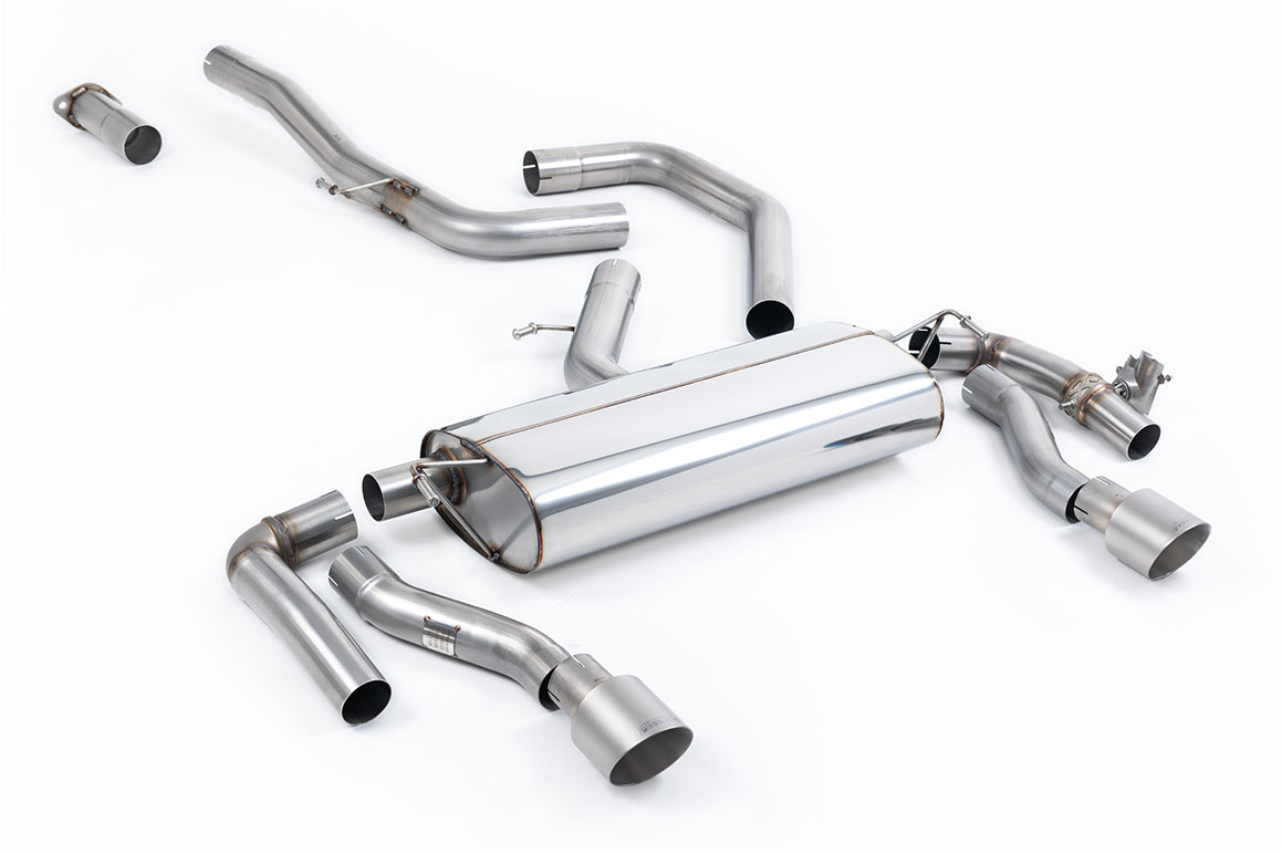 Hyundai/Kia Proceed GT - OPF/GPF Back System with GT-100 Brushed Titanium Trims