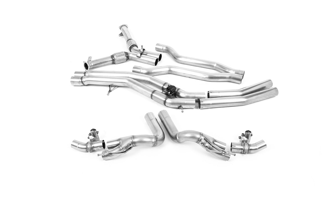 Lamborghini Urus - OPF Back Exhaust System with Active Centre - Uses OE Trims