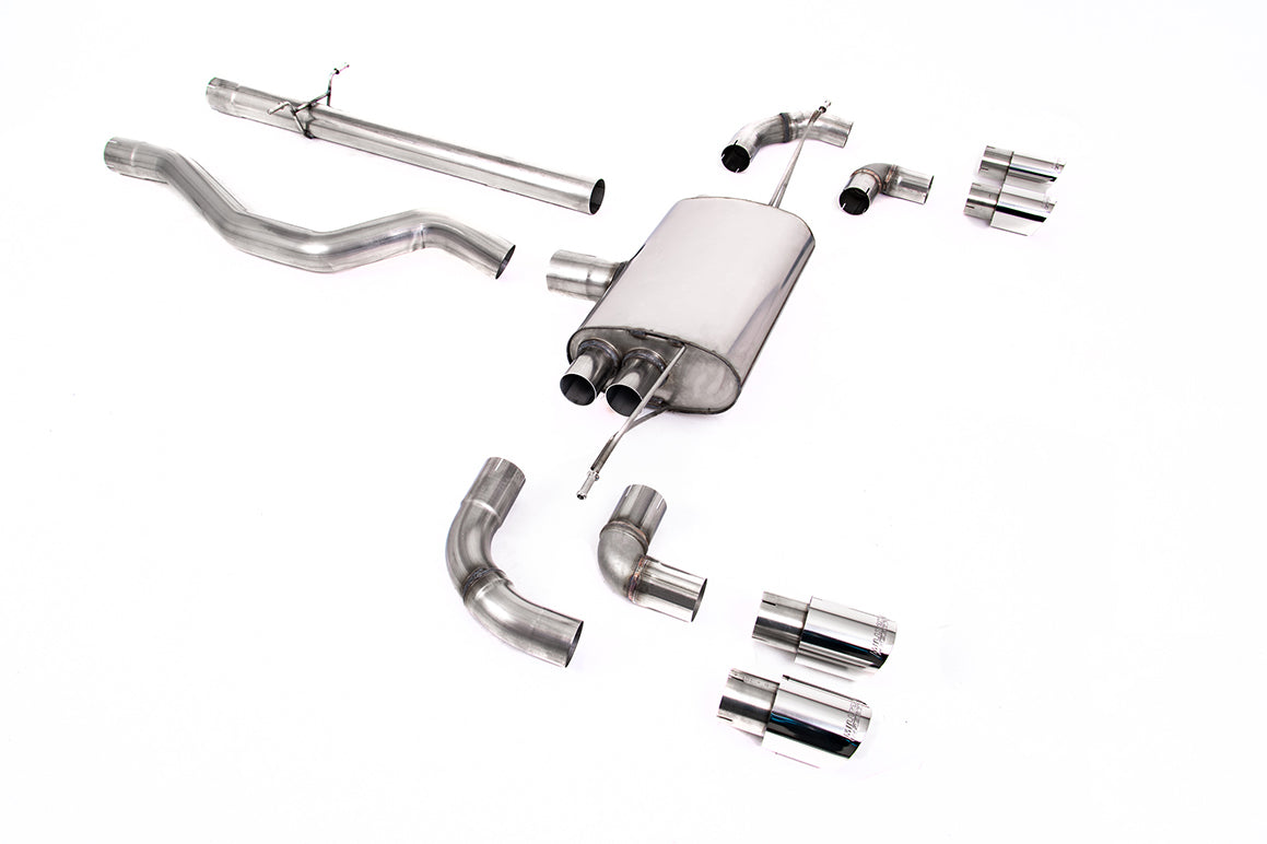 Land Rover Defender 110 3.0 I6 P400 - OPF/GPF Back System Non Resonated (Louder) with GT-90 Polished Trims