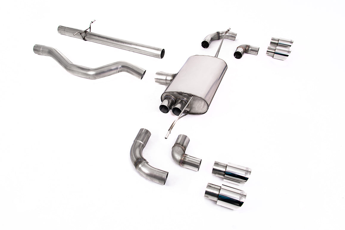Land Rover Defender 110 2.0 I4 P300 & P400e - OPF/GPF Back System Non Resonated (Louder) with GT-90 Polished Trims