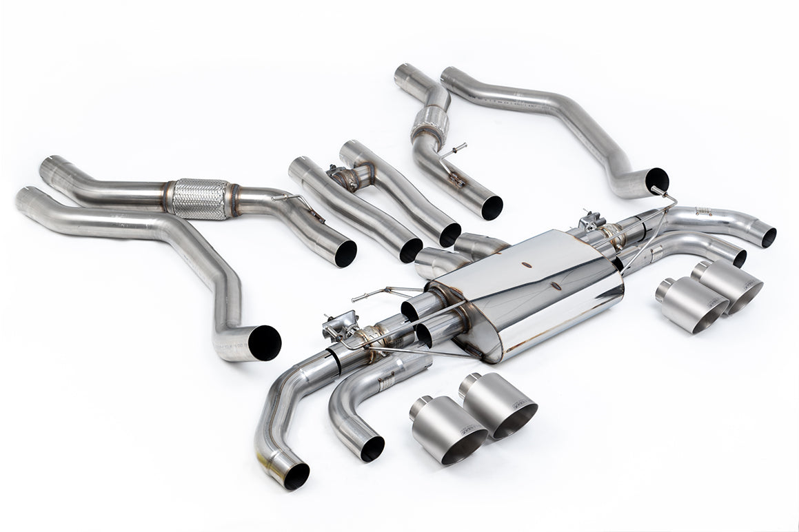 Range Rover Sport SV L461 V8 - OPF/GPF Back System with GT-115 Brushed Titanium Tips
