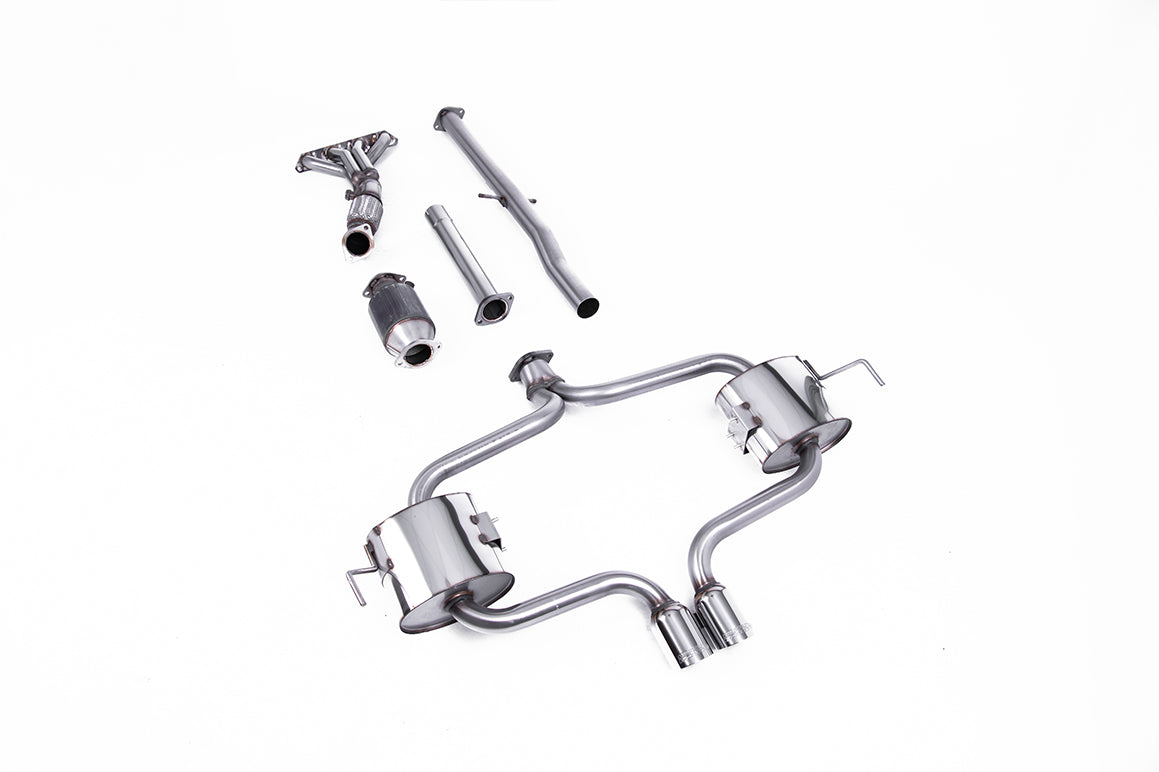 Mini Cooper S R53 - Full Non-Resonated (Louder) Exhaust System with Hi-Flow Sports Catalyst & Polished Trims