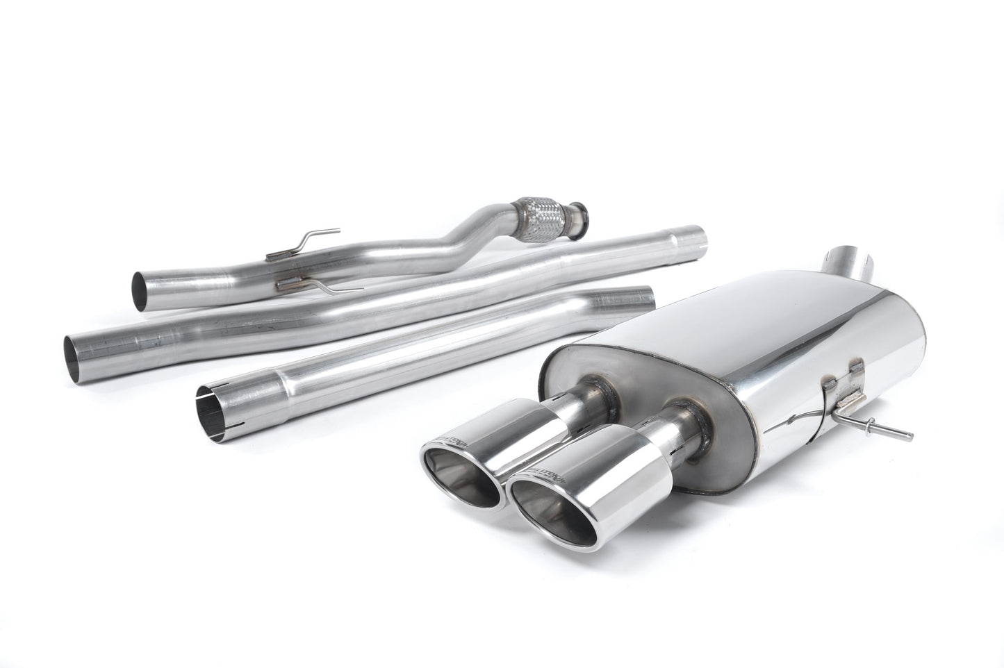 Mini Cooper S R56/R58 - Non-Resonated (Louder) Cat-Back Exhaust System with Twin Oval Tailpipes