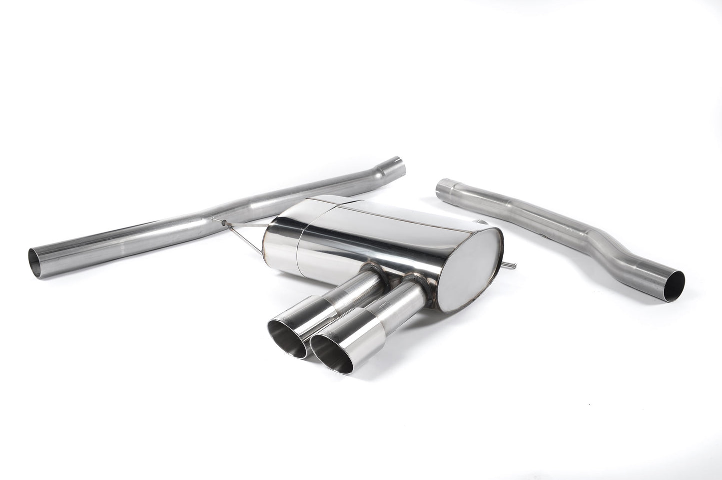 Mini Cooper S F56 - Non-Resonated (Louder) Cat-Back Exhaust System with Polished Tips