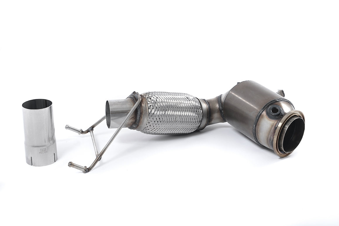 Milltek Exhaust New Mini MK3 (F56) COOPER 1.5T Large Bore Downpipe and Hi-Flow Sports Cat SSXM421 - TMC Motorsport