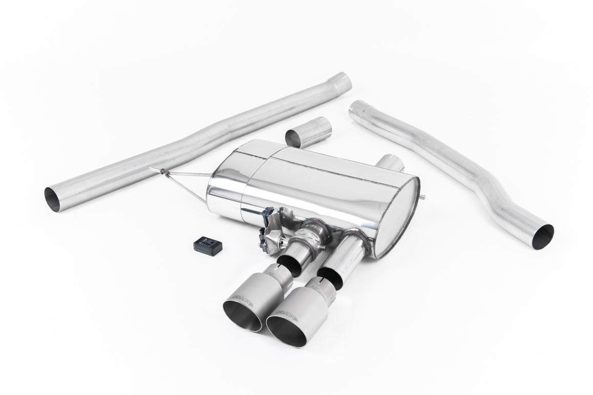 Mini Cooper S F56 - Valved & Non-Resonated (Louder) Cat-Back Exhaust System with Titanium Tips