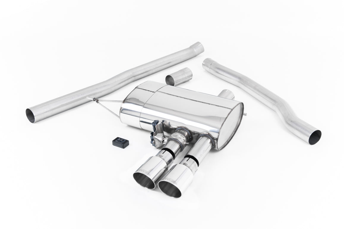 Mini Cooper S F56 - Valved & Non-Resonated (Louder) Cat-Back Exhaust System with Polished Tips