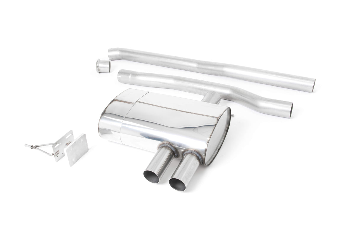 Mini Cooper S/JCW F56 - Non-Resonated (Louder) Cat-Back Exhaust System with GPF Bypass with Titanium GT-90 Trims