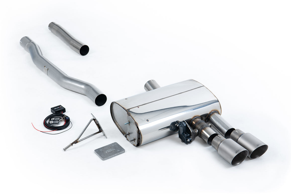 Mini Cooper S F56 (LCI Only) - Valved GPF/OPF Back with Titanium GT-90 Trims