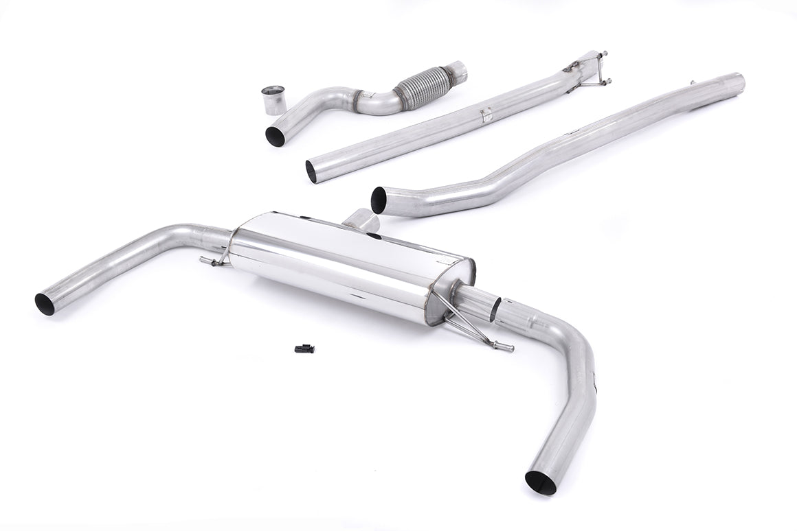 Mercedes CLA45 AMG - Non-Valved & Non-Resonated (Louder) Cat-Back Exhaust System - Uses OE Trims