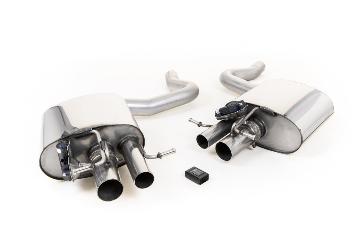 Mercedes C63/C63S W205 Saloon (Non GPF Models) - Rear Silencers with Milltek Active Valve Control