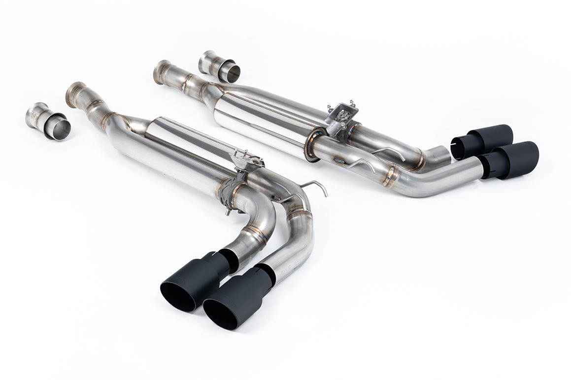 Mercedes G63 W463 (ROW Non GPF Models) - Valved Cat-Back Exhaust System with Cerakote Black Trims