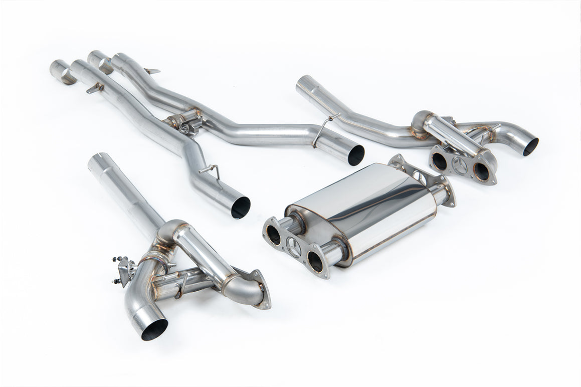 Mercedes AMG GT/GTS/GTC (Non GPF Models) - Cat Back (Valved) with Active H Pipe