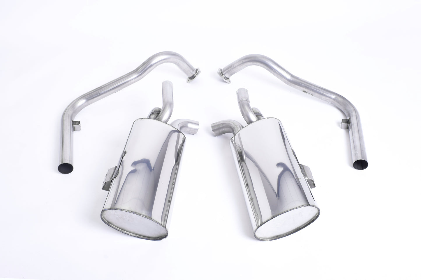Porsche 987 S 3.4 Boxter/Cayman (Gen 2) - Non-Resonated (Louder) Cat-Back Exhaust System with Ceramic Black Trims