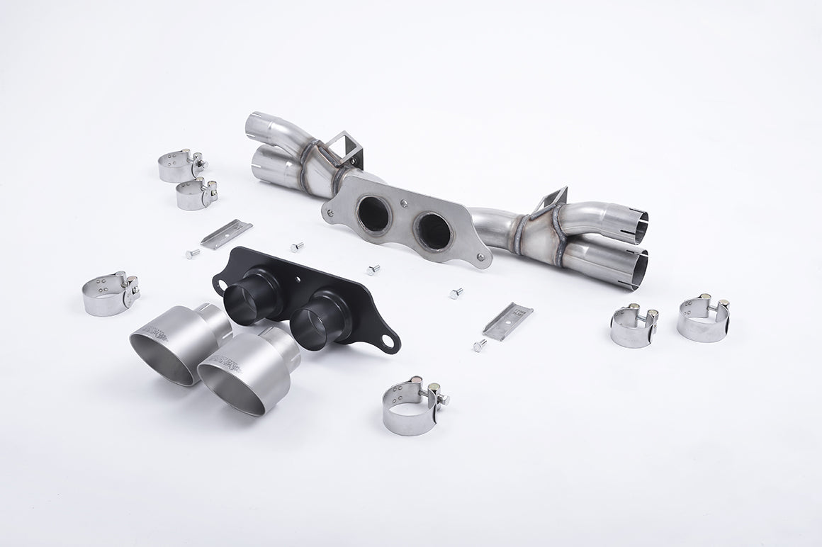 Porsche 991.1/991.2 GT3 & GT3 RS - Cat-Back Exhaust System with Titainium GT-100 Trims