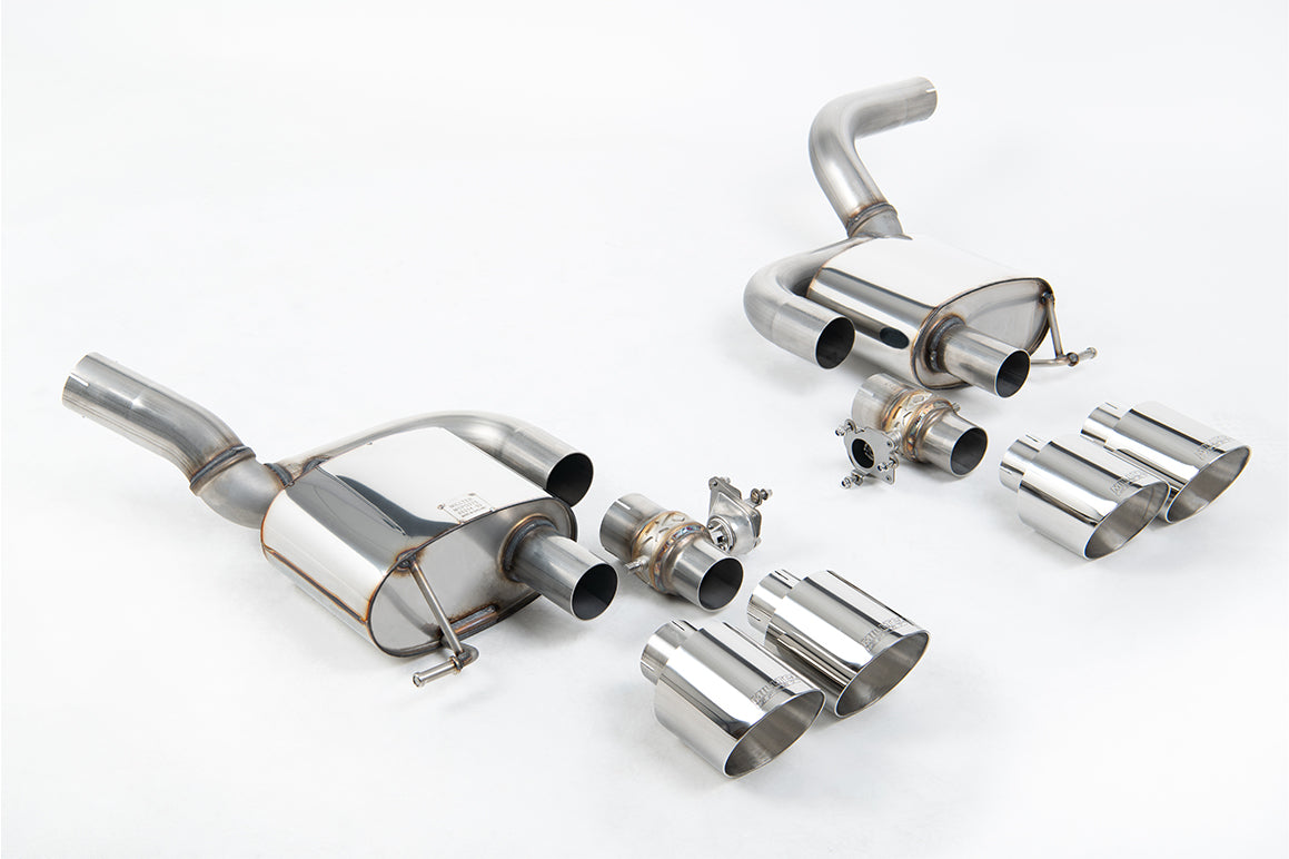 Porsche Macan 2.9 V6 GTS & Turbo (Facelift Models) - Rear Silencer(s) - Valved Rear Silencers with Polished GT-115 Trims