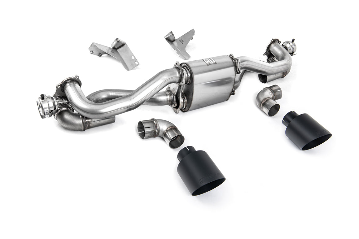 Porsche 718 GTS/GT4 4.0 Boxter/Cayman (GPF PDK Models) - Particulate Filter-Back with Cerakote Black Trims