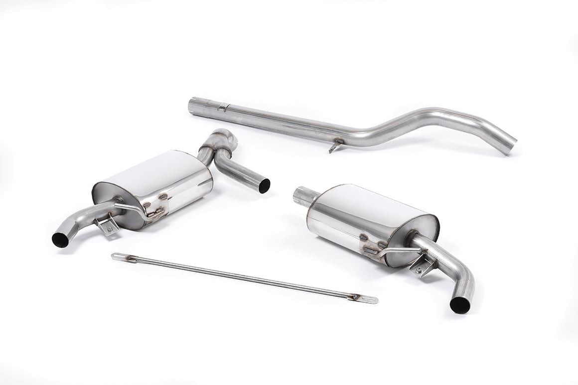 Renault Clio 200 (Inc. Cup) - Non-Resonated (Louder) Cat-Back Exhaust System - Uses OE Trims