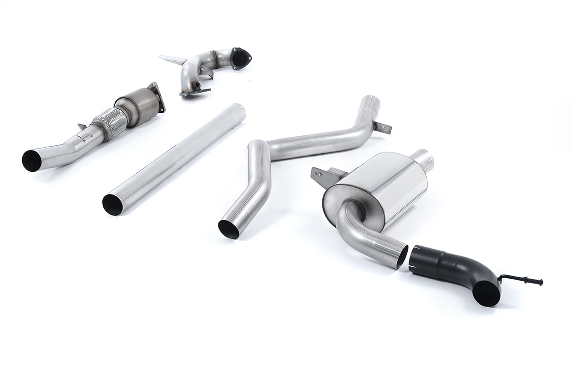 Renault Megane Renaultsport II (Cup, Trophy/Trophy R) - Non-Resonated (Louder) Turbo-Back Exhaust System with Hi-Flow Sports Catalyst - Uses OE Tip