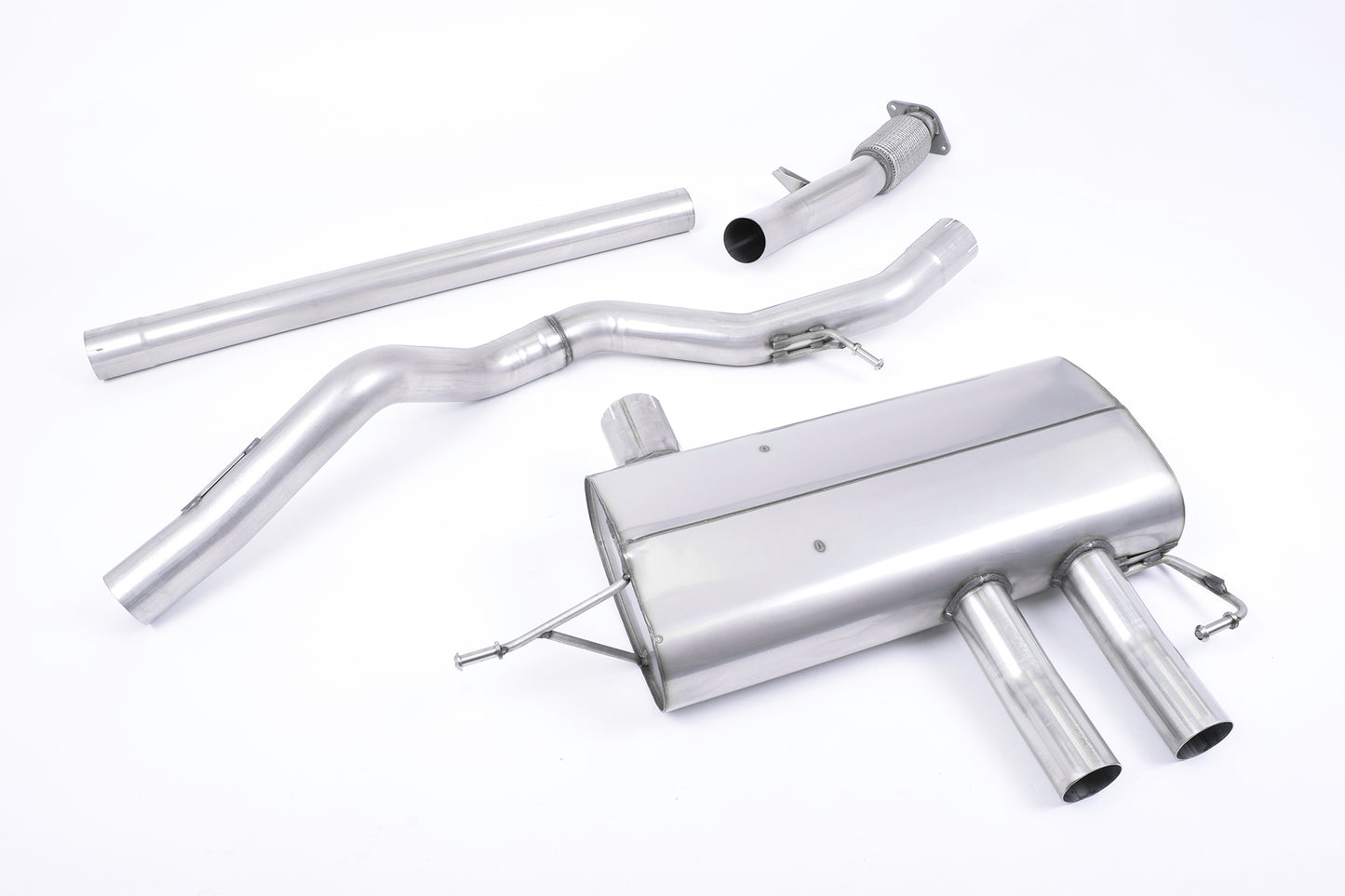 Renault Megane Renaultsport 280 (Non GPF Models) - Non-Resonated Cat-Back Exhaust System - Uses OE Tips
