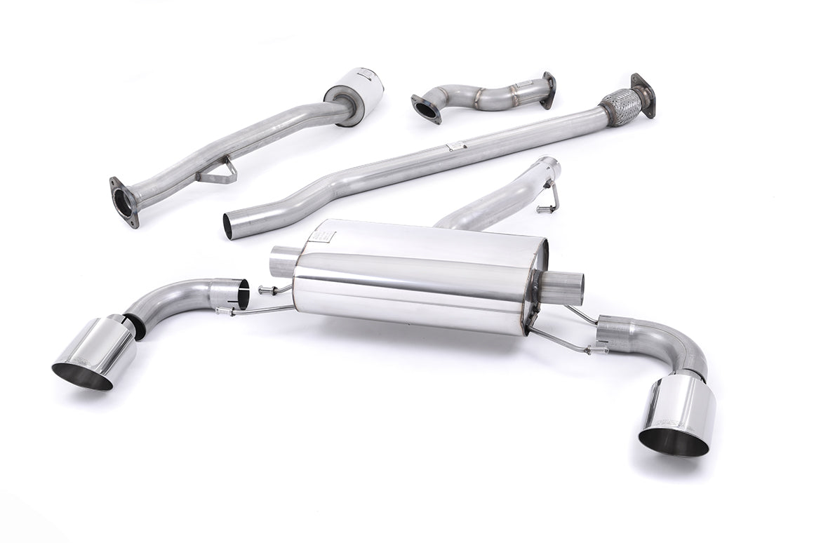 Toyota GT86/Subaru BRZ - Non-Resonated (Louder) Primary Cat-Back Exhaust System with Polished GT-115 Trims