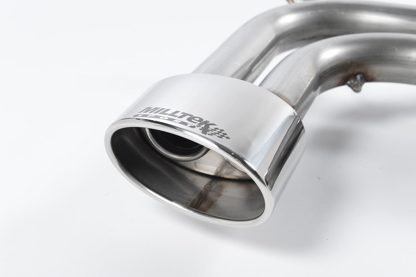 Seat Leon Cupra 2.0T FSI - Non-Resonated (Louder) Cat-Back Exhaust System with Single Polished Oval Tip