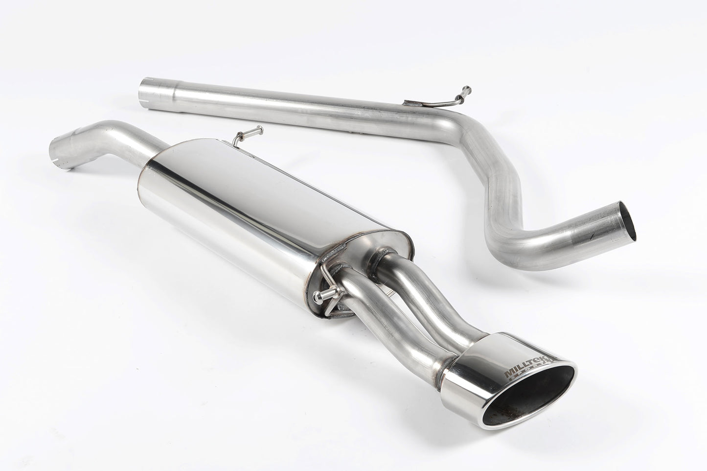 Seat Ibiza 1.9 TDI/1.8 20VT - Non-Resonated (Louder) Cat-Back Exhaust System with Polished Oval Trim (For Facelift cars)