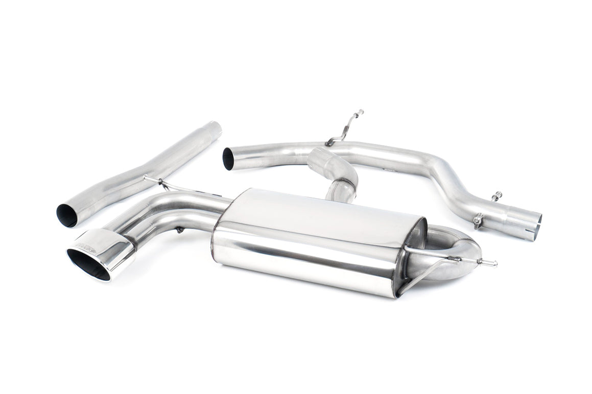 Seat Leon FR 2.0 TDI - Non-Resonated (Louder) Cat-Back Exhaust System with Oval Trim