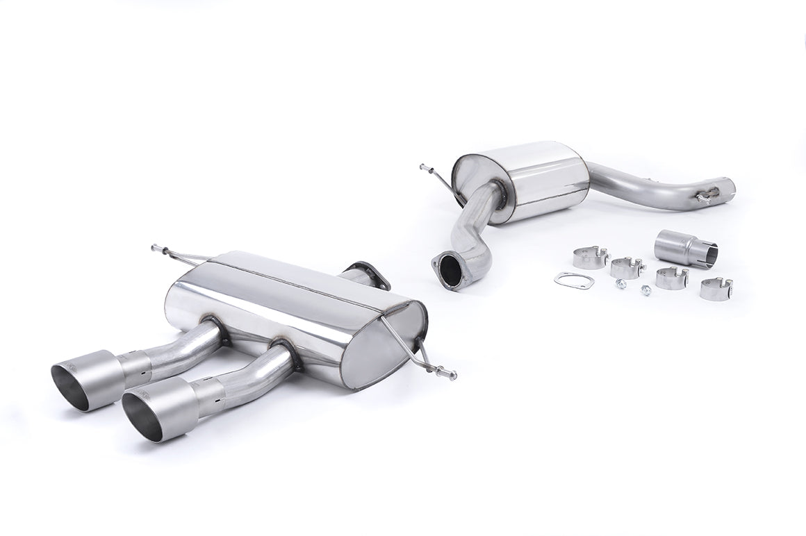 Seat Leon Cupra R 2.0 TSI 265ps - Resonated (Quieter) Cat-Back Exhaust System with Dual Titanium GT100 Tips