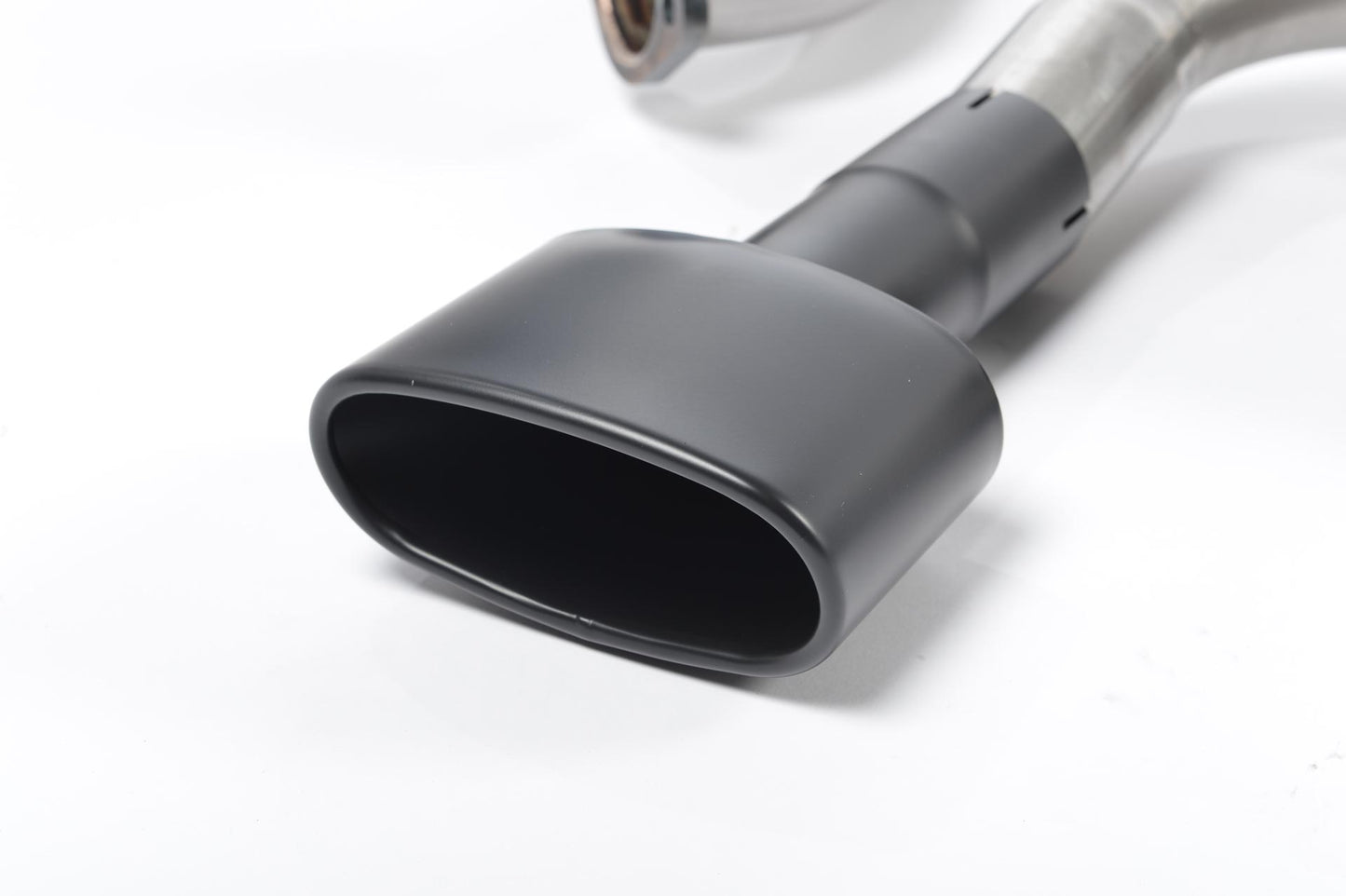 Seat Leon Cupra 280/290 (Non GPF Models) - Resonated (Quieter) Cat-Back Exhaust System with Front Silencer Delete & Black Oval Tips