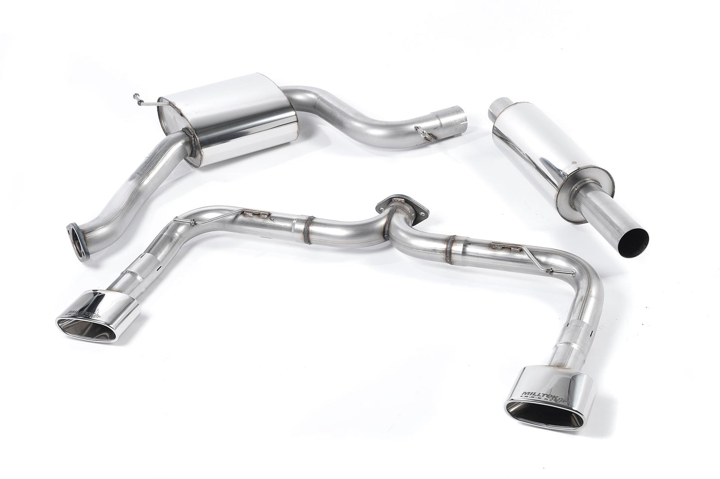 Seat Leon Cupra 280/290 (Non GPF Models) - Cat-Back Exhaust System (Louder) with Polished Oval Tips