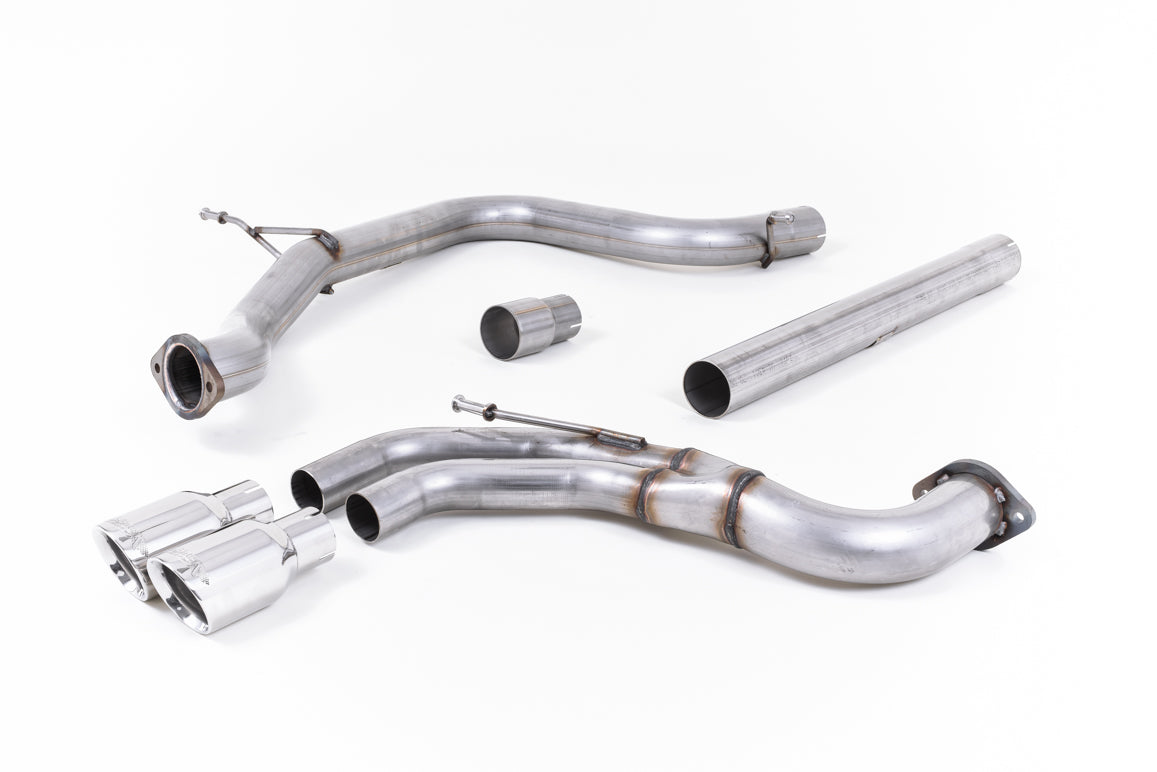 Seat Leon FR 2.0 TDI 184ps SC - Non-Resonated (Louder) Cat-Back Exhaust System with Polished Tips