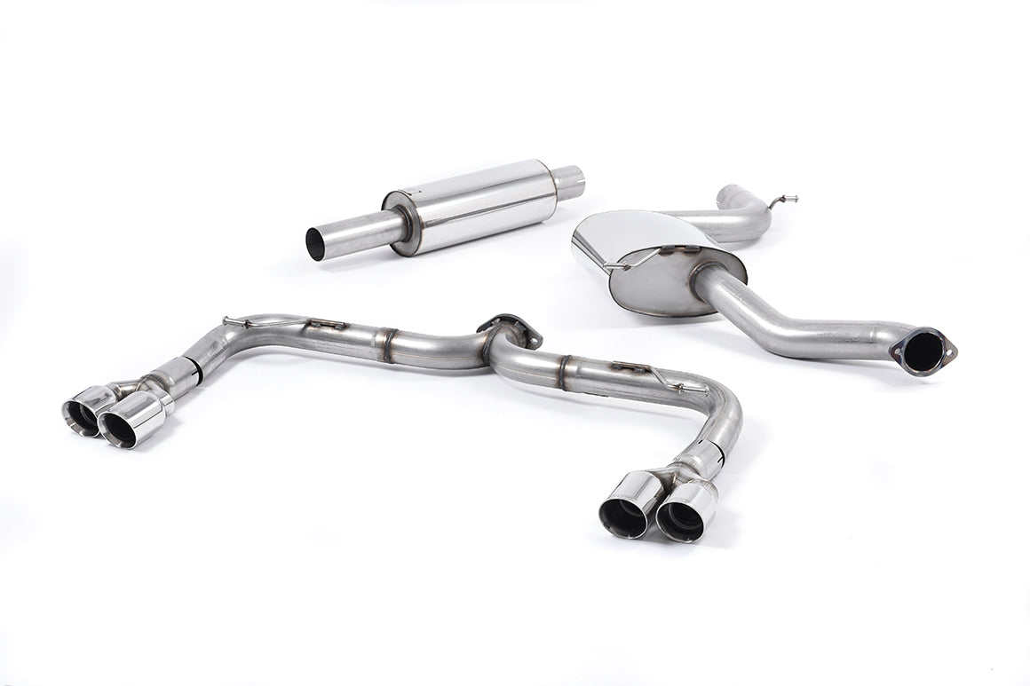 Seat Leon Cupra 280/290 (Non GPF Models) - Cat-Back Exhaust System (Louder) with Quad Polished Round Tips