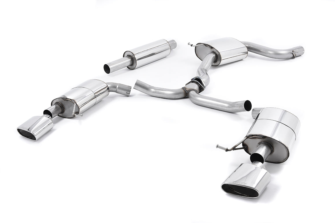 Seat Leon ST Cupra 280/290 2.0 TSI (Non GPF Models) - Resonated (Quieter) Cat-Back Exhaust System with Polished Oval Tips