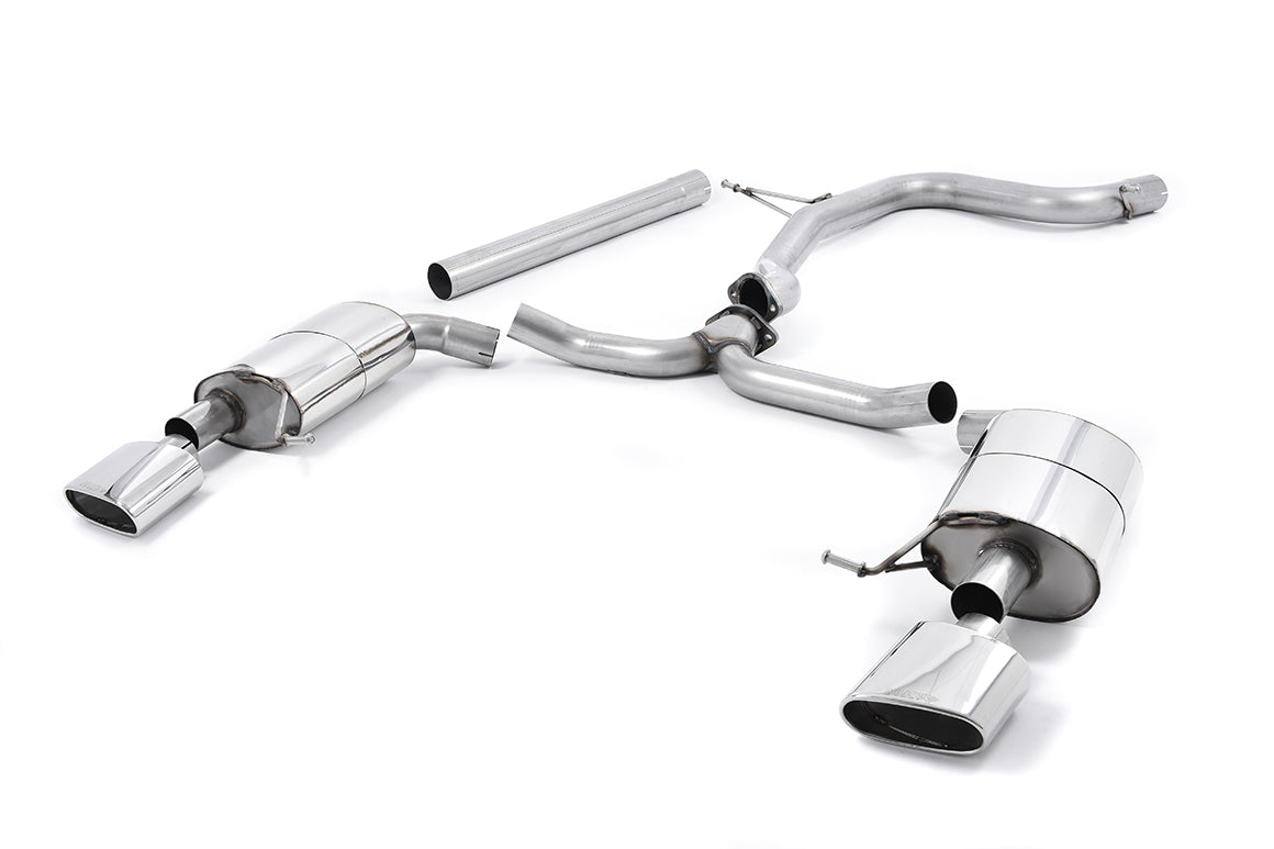 Seat Leon ST Cupra 280/290 2.0 TSI (Non GPF Models) - Non-Resonated (Louder) Cat-Back Exhaust System with Polished Oval Tips