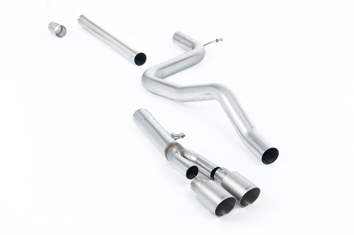 Seat Leon FR 2.0 TDI 150 - Non-Resonated (Louder) Cat-Back Exhaust System with Titanium Tips
