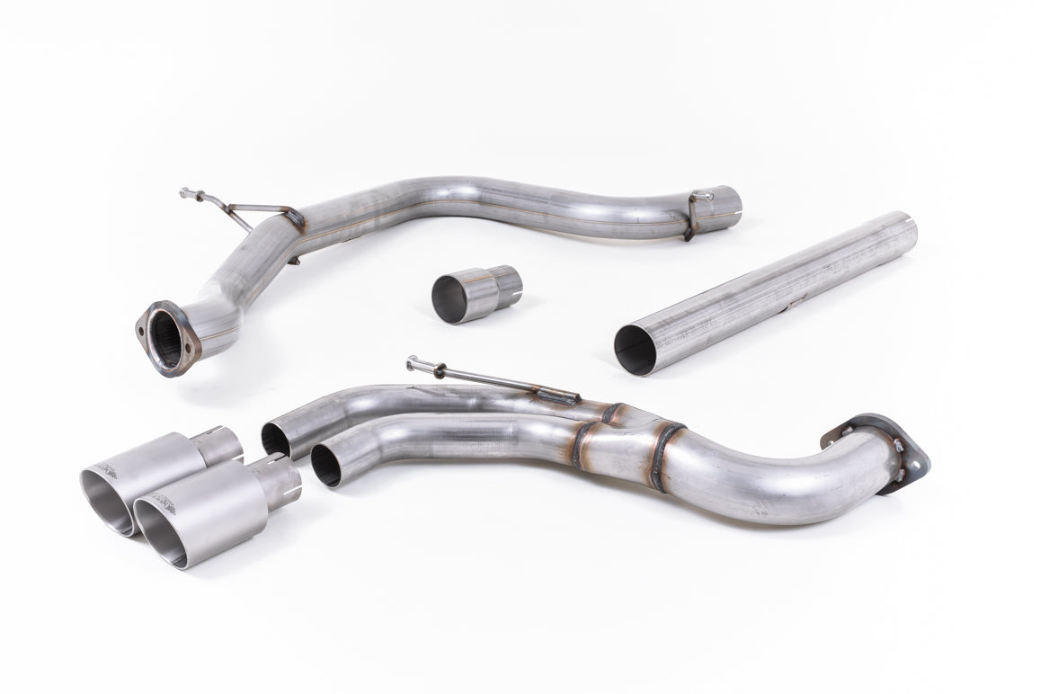 Seat Leon FR 2.0 TDI 184ps SC - Non-Resonated (Louder) Cat-Back Exhaust System with Titanium Tips
